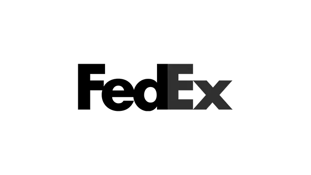 FedEx black logo
