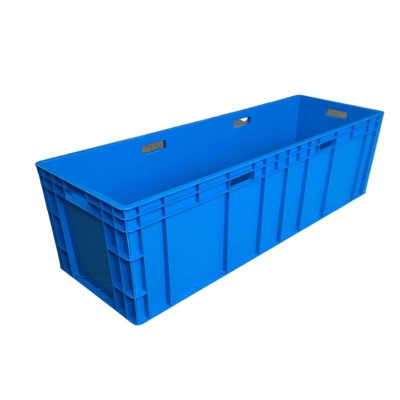 a blue euro box