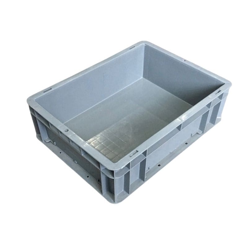 a grey straight wall container