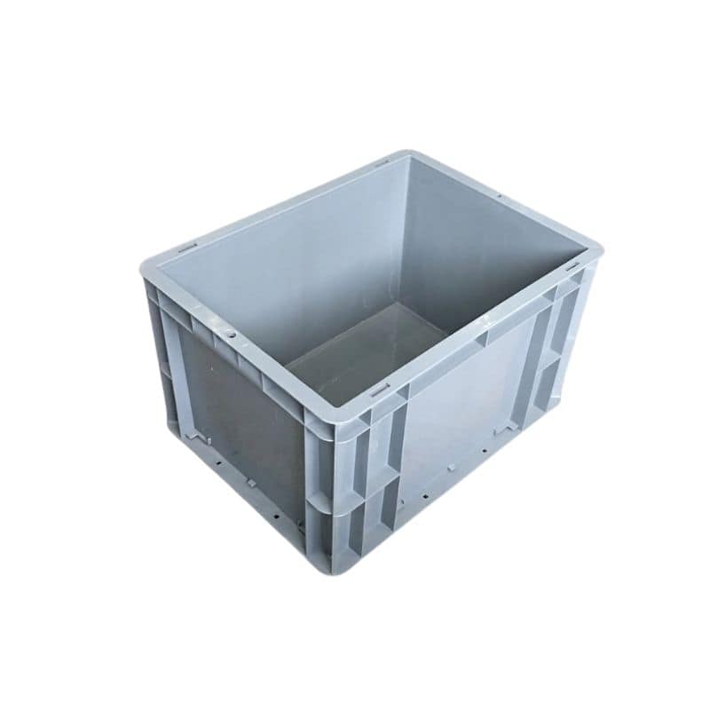 a grey straight wall container