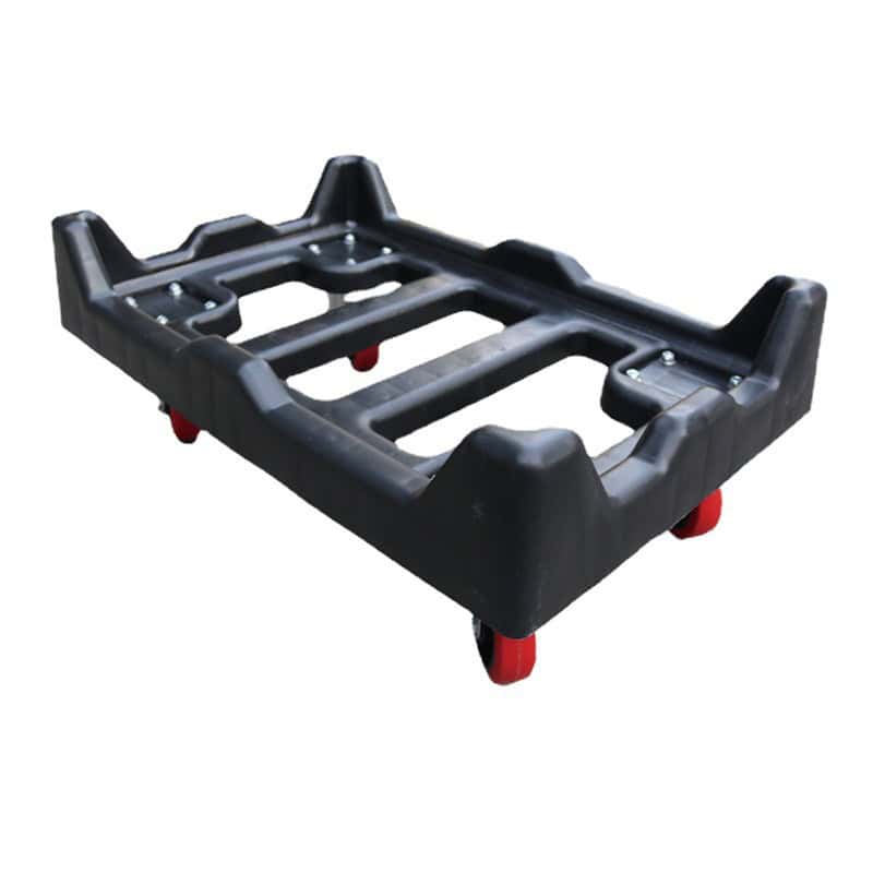 a black dolly cart