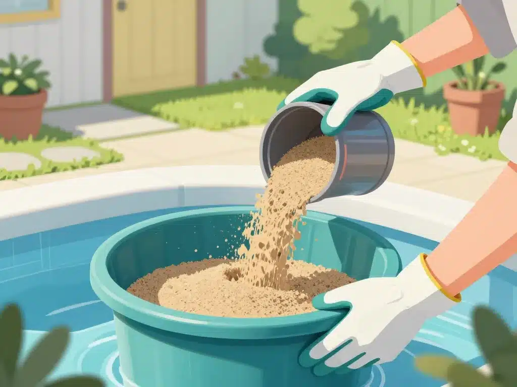 remplacement filtre piscine quand changer sable filtre piscine