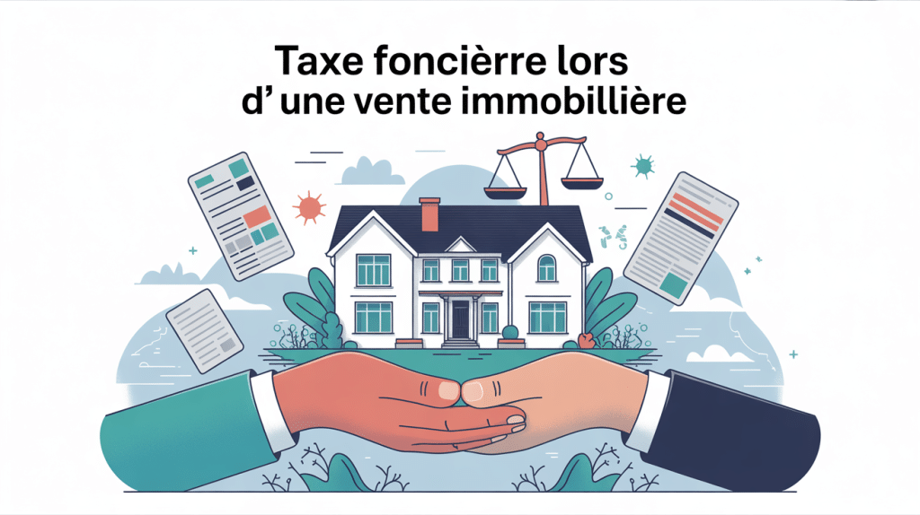 illustration qui paye la taxe foncière en cas de vente