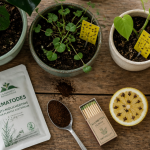 Produit anti moucheron plantes pots pièges jaunes nématodes