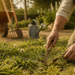 quand traiter la pelouse contre les mauvaises herbes jardinier action