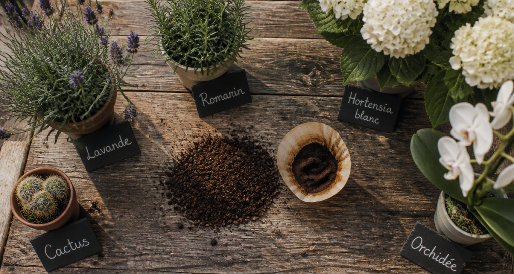 quelles plantes n'aiment pas le marc de café en pot