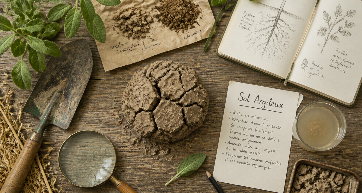 Sol argileux avantages inconvénients outils jardinage