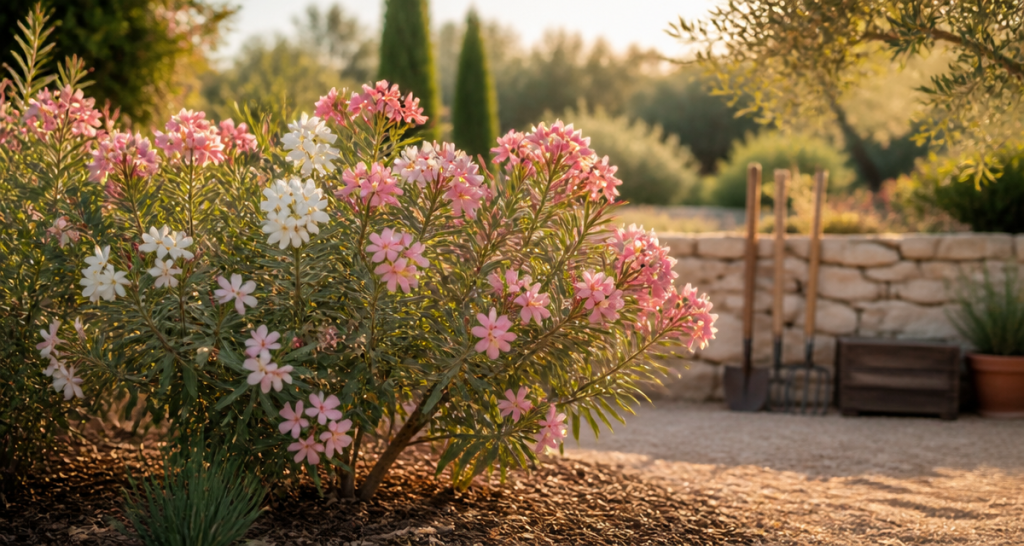 quand planter un laurier rose en pleine terre en fleurs au jardin
