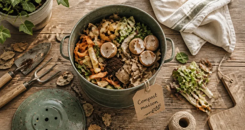 que peut on mettre dans un composteur bac compost épluchures