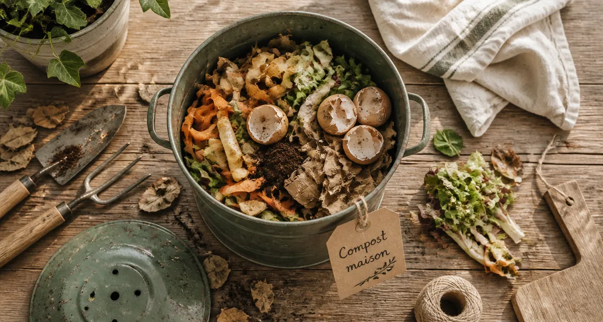 que peut on mettre dans un composteur bac compost épluchures