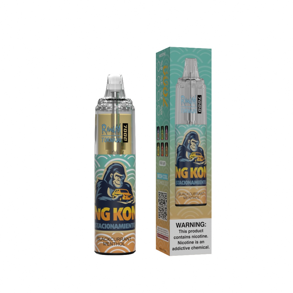 RandM Tornado 7000 Blackcurrant Menthol – Bild 2
