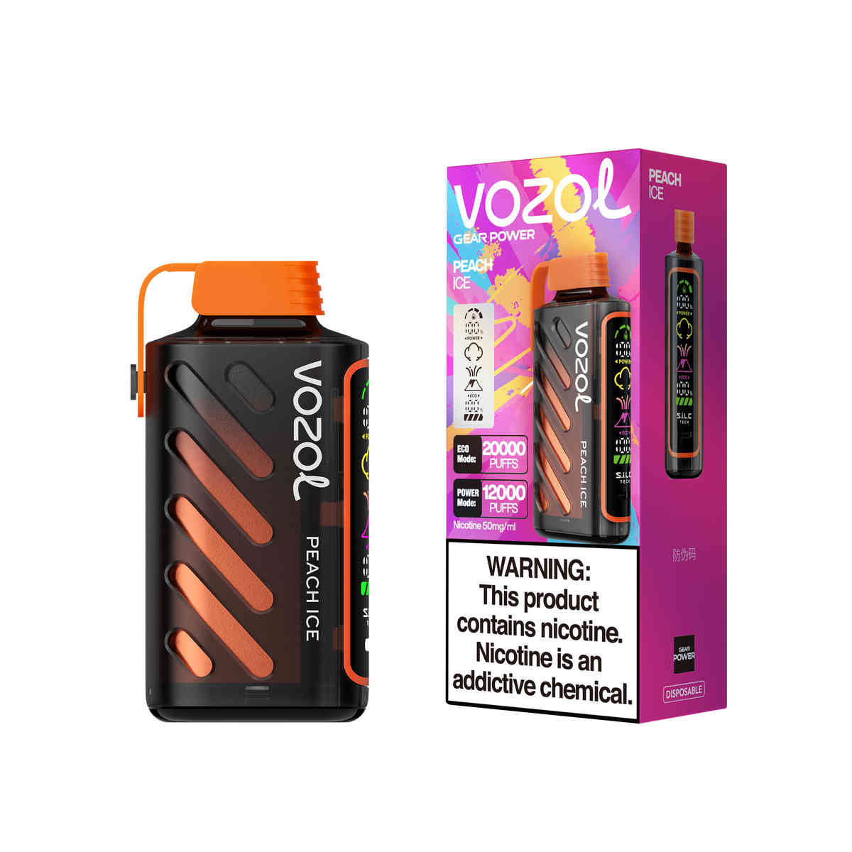 Vozol Gear Power 20000 Peach Ice