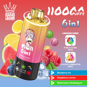 Bang Leader 110k Blueberry Ice & Raspberry Lemon & Watermelon Bubblegum