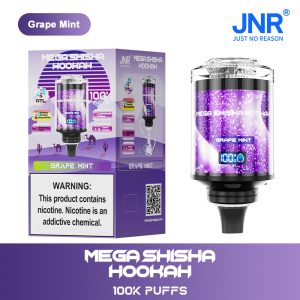 JNR Mega Shisha Hookah 100K Grape Mint