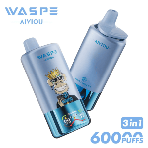 Waspe Aiviou 60000 Blueberry Raspberry/Blueberry Cotton Candy/Double Apple Ice