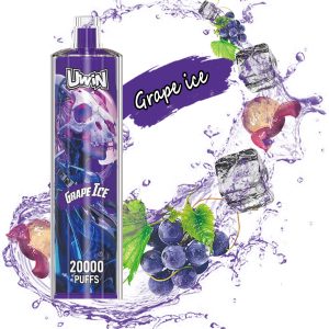 Uwin Shisha Hookah Crystal 20000 Grape Ice