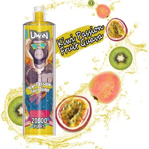 Uwin Shisha Hookah Crystal 20000 Kiwi Passion Fruit Guava