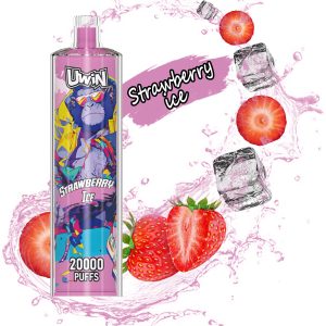 Uwin Shisha Hookah Crystal 20000 Strawberry Ice