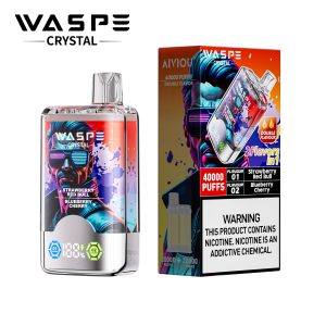 Alternative Ansicht von Waspe Crystal 40000 Strawberry Red Bull & Blueberry Cherry