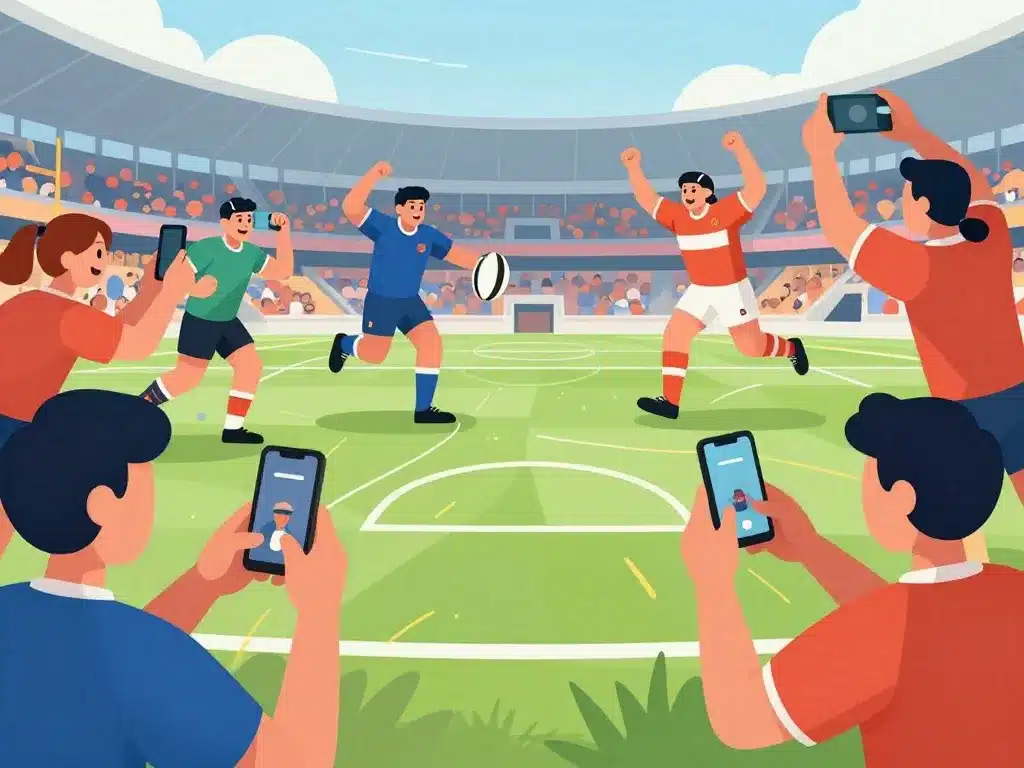 numéro sms jeu rugby france 2 fans participant