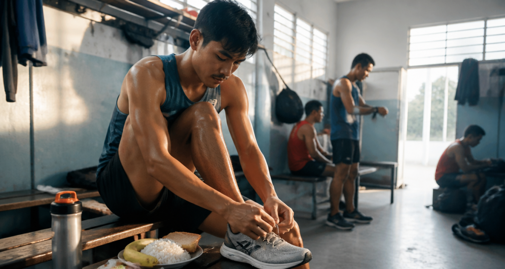 alimentation pour un semi marathon coureur vestiaire