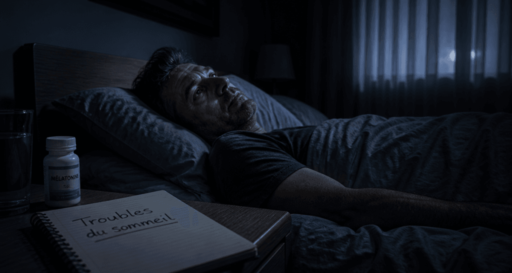 hémochromatose et sommeil homme allongé insomnie