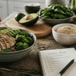 maigrir du ventre alimentation table aliments sains