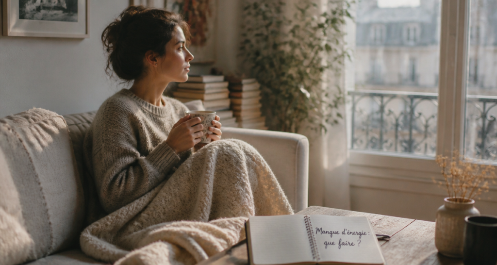 manque d energie que faire femme canapé