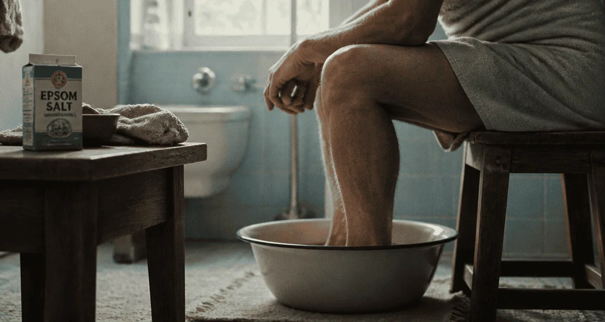 tendinite sous le pied remede de grand mere bain de pieds
