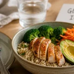 Bowl quinoa IG bas : les glucides font grossir ?