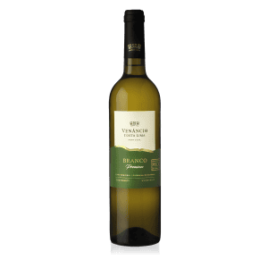Vinho branco Venâncio da Costa Lima, rótulo de alta qualidade, destaque em vinhos regionais de Portugal, perfeito para acompanhar refeições sofisticadas e momentos especiais.