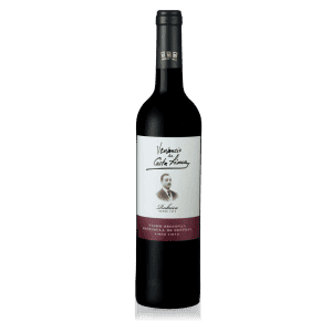 Vinho tinto Venâncio da Costa Lima com rótulo clássico e elegante, destaque para região Península de Setúbal, ideal para amantes de vinhos regionais portugueses de alta qualidade.