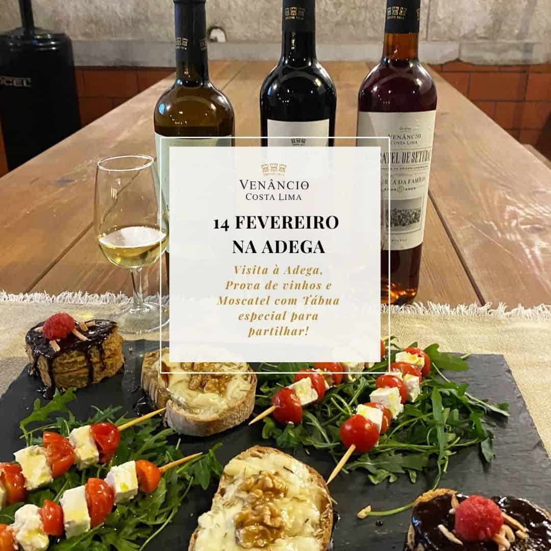 Programa Especial de enoturismo 14 de fevereiro na adega venâncioda Costa Lima