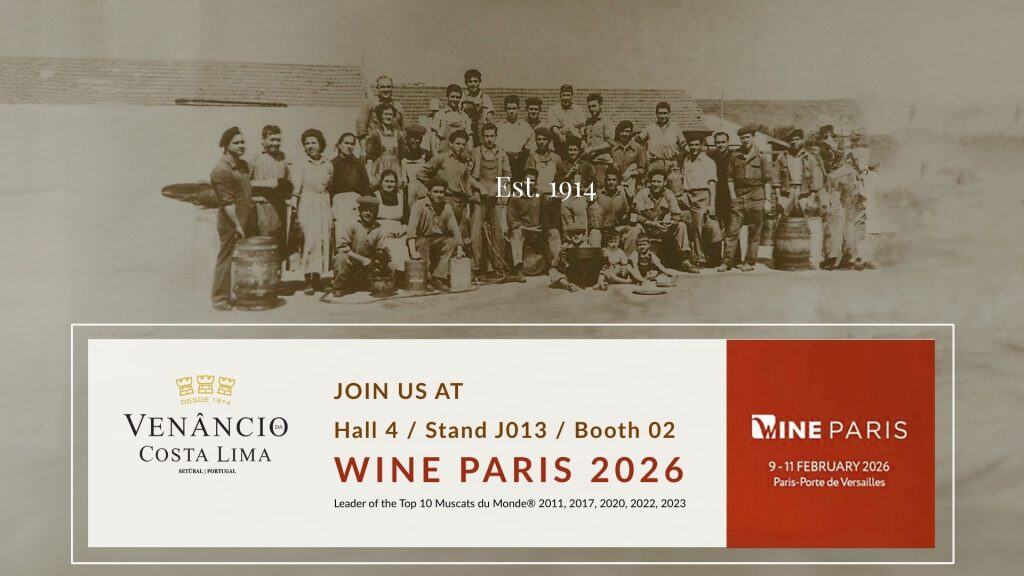 See you soon in Paris! Venâncio da Costa Lima will be at Wine Paris 2026 by Vinexposium on 9-11th February, Hall 4 – J 013 Island – Stand 02-03