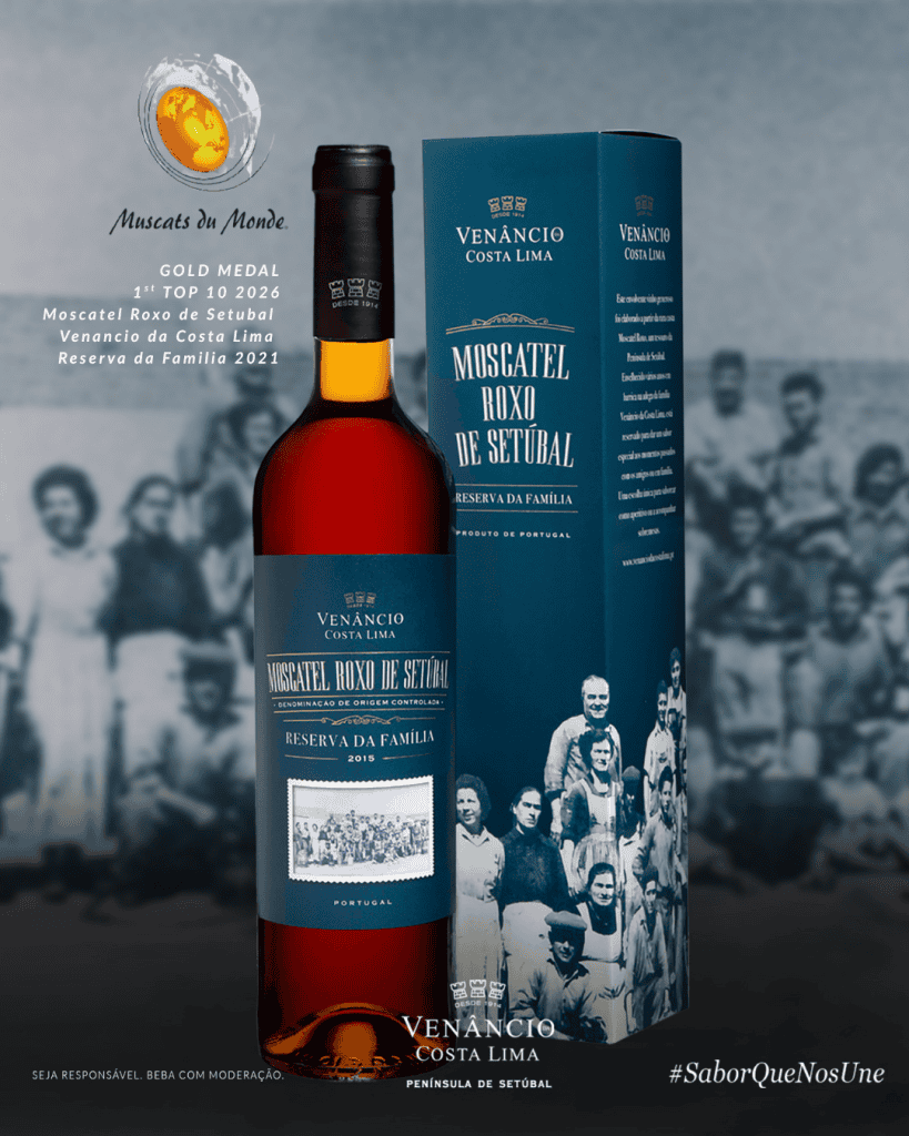 Melhor Moscatel do Mundo 2026 é Venâncio da Costa Lima pela sexta vez