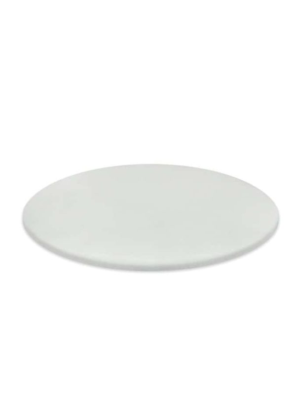 Modern white round vent cover used for efficient home ventilation.