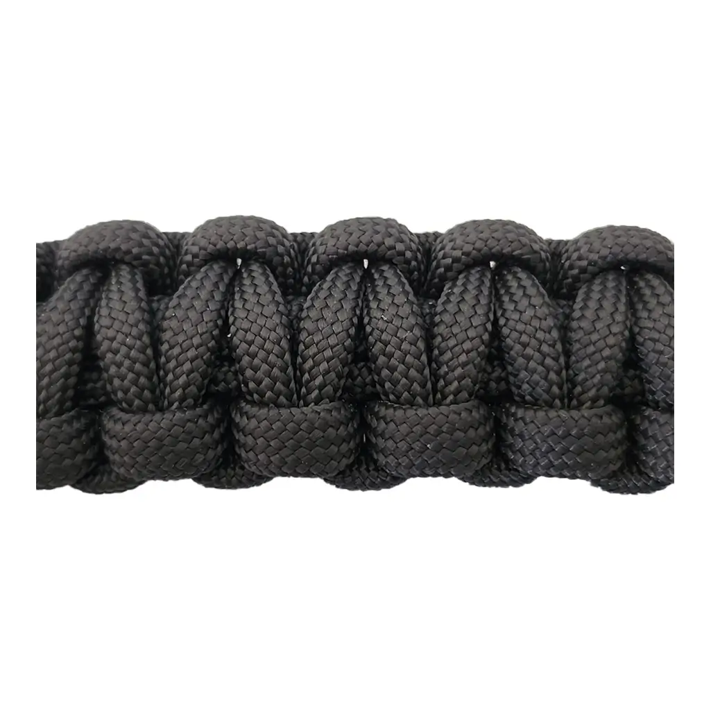 Voorbeeld kleur Paracord armband antraciet
