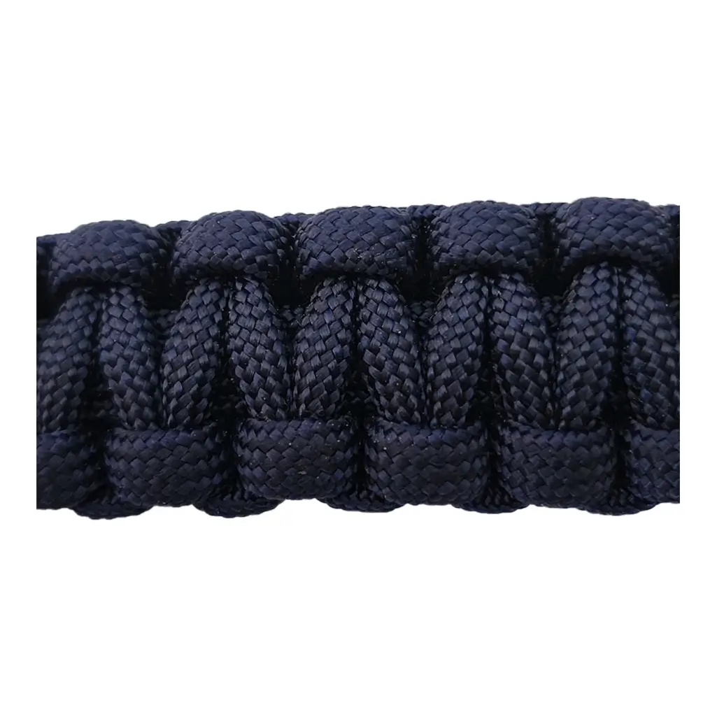 Voorbeeld kleur Paracord armband marineblauw