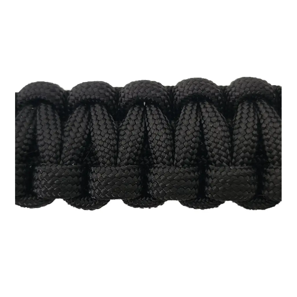 Voorbeeld kleur Paracord armband Zwart