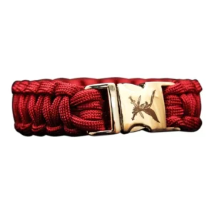 Armband paracord Luchtmobiele brigade rood