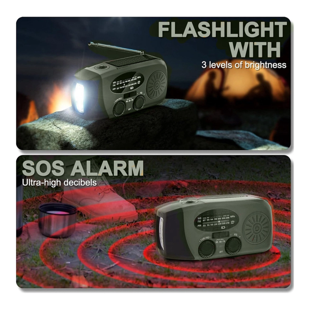 Noodradio met sos functie