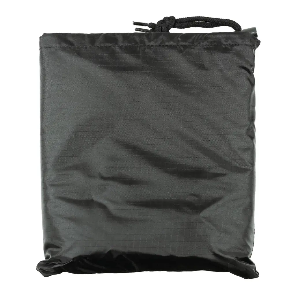 Poncho Rip Stop Black met draagzak