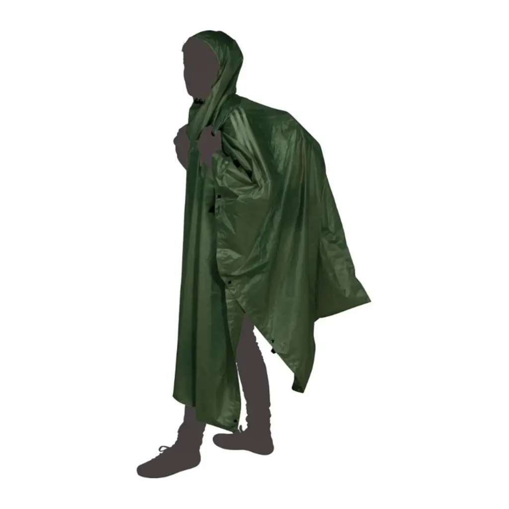 Poncho rip stof voorbeeld