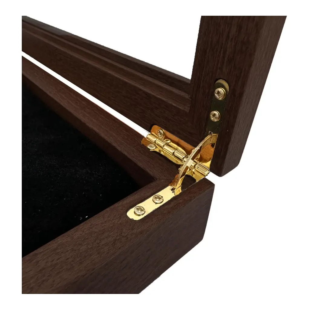 Scharnieren shadowbox bruin