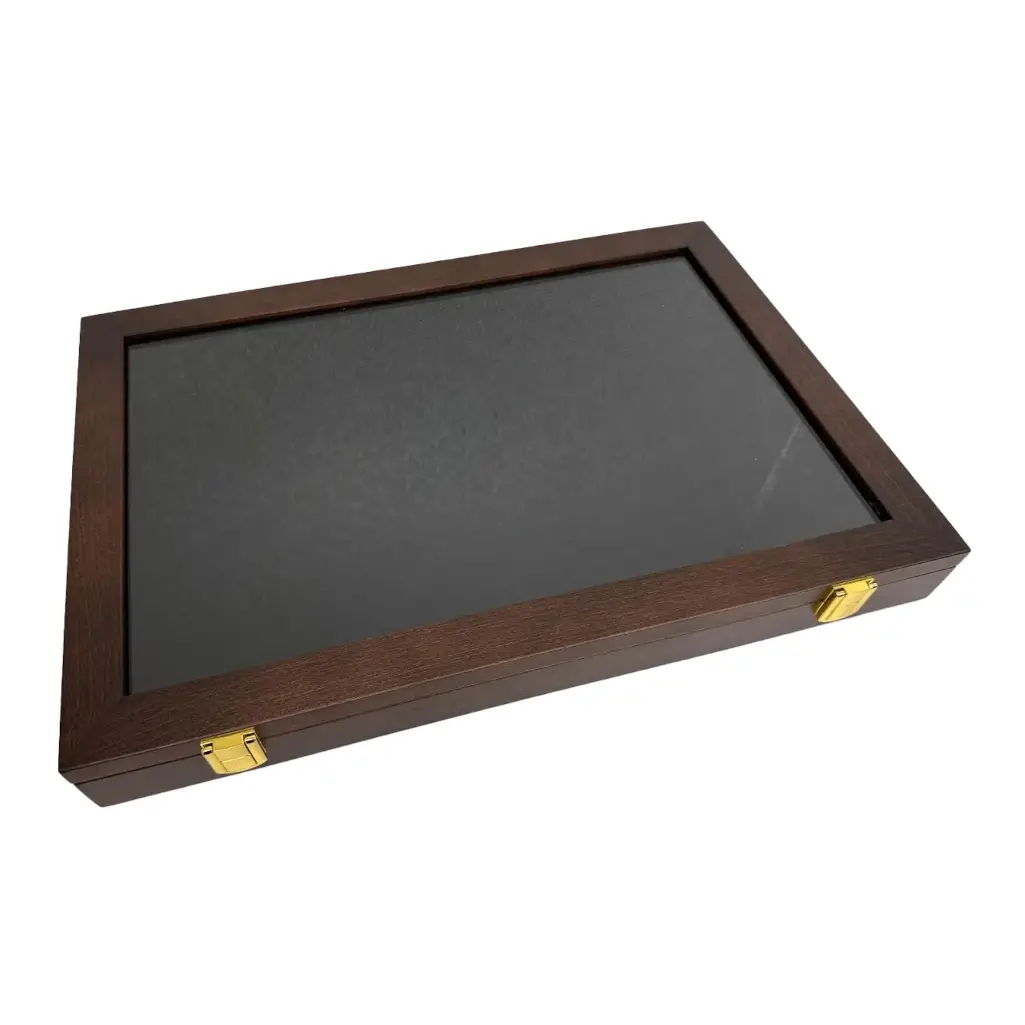 Shadowbox Lima bruin liggend