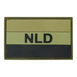 Patch 3D PVC NLD groen