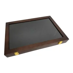 Shadowbox Lima bruin liggend