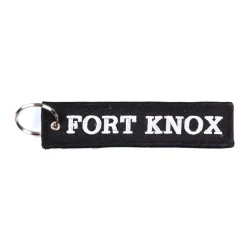 Sleutelhanger Fort Knox zwart