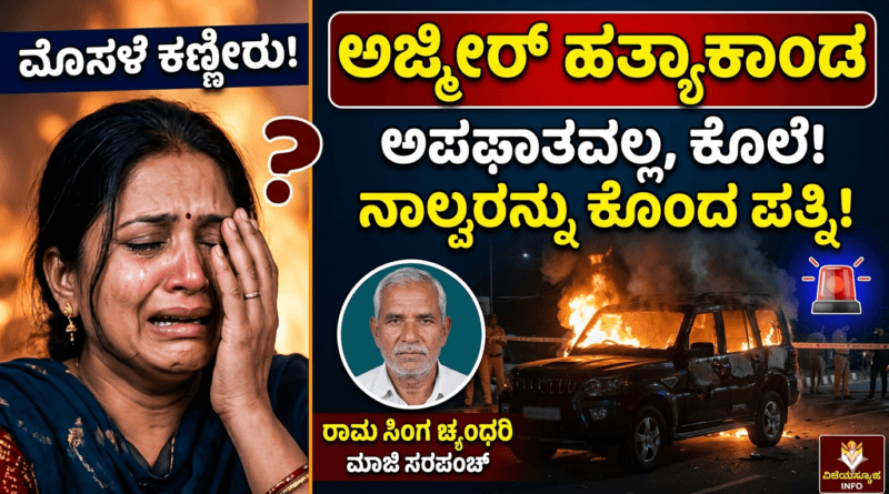 ಅಜ್ಮೀರ್ ಹತ್ಯಾಕಾಂಡದ ತನಿಖೆ ನಡೆಸುತ್ತಿರುವ ರಾಜಸ್ಥಾನ ಪೊಲೀಸ್ - ವಿಜಯಸೂರ್ಯ ಇನ್ಫೋ