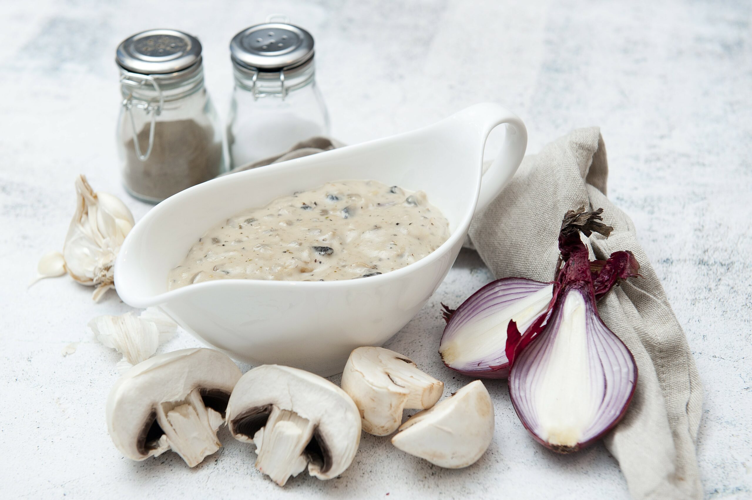 Champignons-Sahnesoße